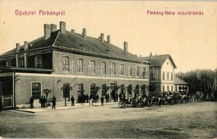 Párkány-Nána, Sturovo; Vasútállomás, W. L. 4393 / railway station