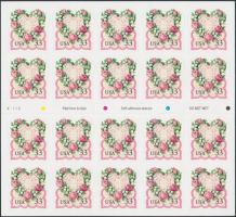 Üdvözlő bélyeg öntapadós bélyegfüzet, Greeting stamp self-adhesive stampbooklet