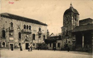 Trogir, Trau; clock tower