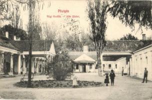 Pöstyén, Piestany; Régi fürdők, kiadja Kaiser Ede / old spas (EK)