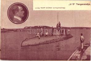 U-5 tengeralattjáró, Lovag Trapp György sorhajóhadnagy / WWI K.u.K. submarine, Lieutenant (Rb)