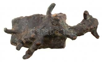 Kerényi Jenő (1908-1975): Európa elrablása, bronz, jelzett, számozott (100/66), m: 18 cm