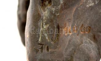 Kerényi Jenő (1908-1975): Európa elrablása, bronz, jelzett, számozott (100/66), m: 18 cm