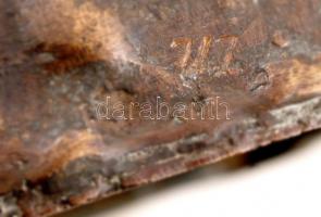 Kerényi Jenő (1908-1975): Domanovszky Endre, bronz, jelzés nélkül, számozott (7/7), m: 43,5 cm