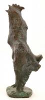 Kerényi Jenő (1908-1975): Kakas, bronz, jelzett, számozott (7/2), m: 27 cm