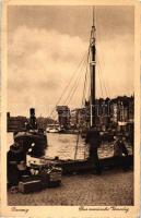 Gdansk, Danzig; &#039;Das nordische Venedig&#039; / &#039;The Northern Venice&#039;, port, ship