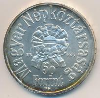 1973. 50Ft Ag "Petőfi Sándor" T:BU patina