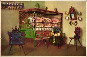 Népi bútorok, Tótkomlós, Békés megye / Traditional furniture from Tótkomlós, Békés county, Hungarian folklore, s: Csikós Tóth András (EK)