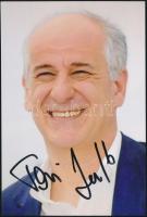 Toni Servillo(1959-) olasz színész, rendező aláírása az őt ábrázoló fotón