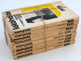 1973-1976 a Látóhatár magazin 8 db lapszáma, érdekes írásokkal