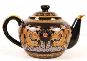 Nem használt 6 személyes kínai tojáshéj porcelán teáskészlet eredeti díszdobozban, hibátlan állapotb...