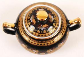 Nem használt 6 személyes kínai tojáshéj porcelán teáskészlet eredeti díszdobozban, hibátlan állapotb...