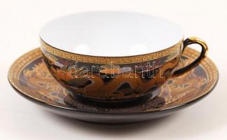 Nem használt 6 személyes kínai tojáshéj porcelán teáskészlet eredeti díszdobozban, hibátlan állapotb...