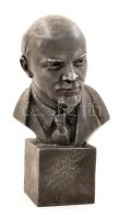 Vlagyimir Szicsev (1917-1995): Lenin mellszobor (1961), spiáter, jelzett, Drága magyar barátaimnak, 1962 február felirattal, m: 24,5 cm