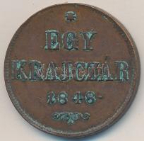 1848. 1kr Cu T:2 ph., patina