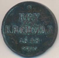 1848. 1kr Cu T:2- ph., patina