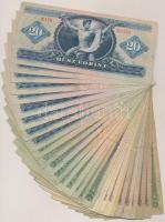 30db-os vegyes magyar forint bankjegy tétel T:vegyes