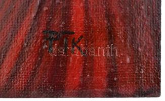 PTK jelzéssel: A Szent Család. Olaj, farost, 51×38 cm