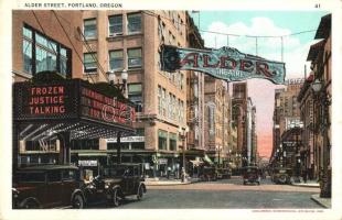 Portland, Oregon. Alder Street, Alder Theatre