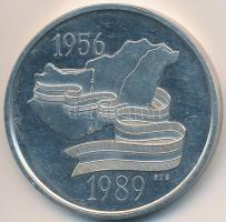 Kósa István (1953-) 1989. "Kádár János" Ag emlékérem (31.04g/0.925/38.6mm) T:2 (exPP)