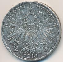 Ausztria 1913. 2K Ag "Ferenc József" T:2,2-
Austria 1913. 2 Corona Ag "Franz Joseph&...