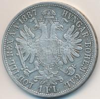 Ausztria 1887. 1Fl Ag "Ferenc József" T:2-
Austria 1887. 1 Florin Ag "Franz Joseph&q...