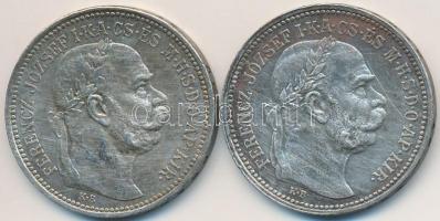 1915KB 1K Ag "Ferenc József" (2x) T:2