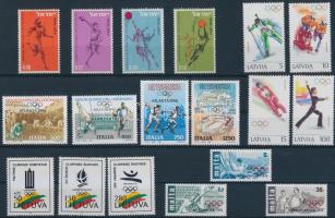 Olympics 12 diff sets Olimpia motívum 12 klf sor 2 stecklapon