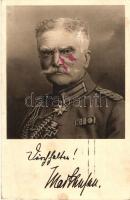 August von Mackensen, German Field Marshal, Official Postcard of the Bavarian Red Cross (fl)