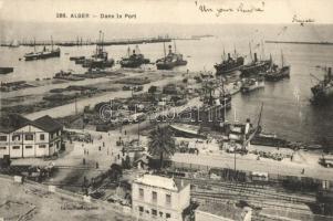 Algiers, Alger; Dans le Port / the port, ships