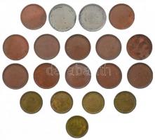 Budapest ~1910. 2f (5x) + 10f (12x) + 20f (2x) "Baldauf Mátyás" (másnéven Borostyánkői Mát...