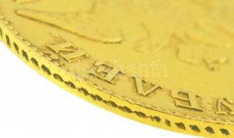 Orosz Birodalom 1826. 5R Au "I. Miklós" (6,44g/0.917/23mm) T:2
Russian Empire 1826. 5 Rub...