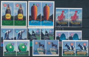 Városok nevezetességei bélyegpárok öntapadós fólián, Attractions self-adhesive stamp foil in pairs