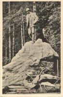 Bad Ischl, Kaiser Franz Josef als Jäger / Franz Josephs statue in hunting oufit