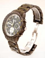 Dolce & Gabbana karóra, több funkciós, jelzett, jótállási jeggyel, eredeti dobozában, fém szíjja...