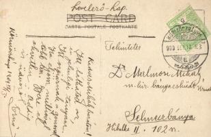 1909 Körmöcbánya, Kremnica; Internátus hálóbelső / boarding school bedroom interior, photo