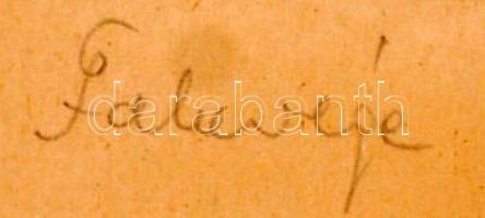 Gadányi jelzéssel: Faluvége. Rézkarc, papír, üvegezett keretben, 29×39 cm