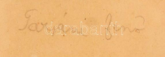 Gadányi jelzéssel: Faluvége. Rézkarc, papír, üvegezett keretben, 29×39 cm