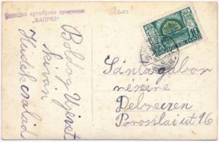 Szerb "Zapred" autóbusz Újvidék-Futak-Begecs-Dunagálos-Dunacséb-Bácspalánka útvonalon / Se...