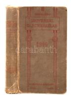 Hickmanns Universal Taschenatlas 1914. Wien & Leipzig, 1914, Freytag & Berndt Verlag.  Kiadói kopottas egészvászon-kötésben, a gerincén kisebb sérüléssel.