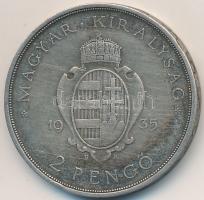 1935. 2P Ag &quot;Pázmány&quot; T:2,2- felületi karc  Adamo P7.1