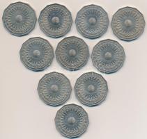 Ausztrália 1977. 50c "Ezüst jubileum" (10x) T:1-,2
Australia 1977. 50 Cents "Silver ...