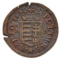 1707KB Rézpoltúra "II. Rákóczi Ferenc" (3,41g) T:2- ki
Hungary 1707. Poltura "Franci...