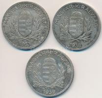 1938-1939. 1P Ag (3x) T:2