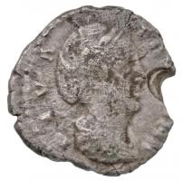 Római Birodalom / Róma / Faustina 141. Denár Ag (2.60g) T:2-,3 ki. Roman Empire / Rome / Faustina 141. Denarius Ag DIVA FAVSTINA / AETER-NITAS (2.60g) C:VF,F cracked RIC III 351.