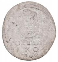 1704N-B Ezüst poltura gyöngykörrel "II. Rákóczi Ferenc" (0,86g) T:3
Hungary 1704N-B Silve...