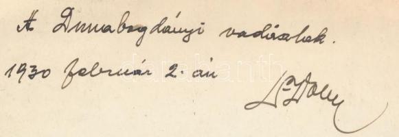 1930 A dunabogdányi vadászlak, hátoldalon feliratozva, 13x17 cm