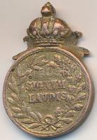 1914-1916. "Bronz Katonai Érdemérem  kardokkal" aranyozott Br miniatűr T:2- 
Hungary 1914...