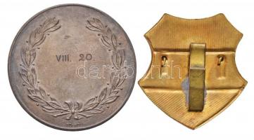 1949. "Magyar Szabadságharcos Szövetség" zománcozott fém jelvény + ~1950. "Magyar Sza...