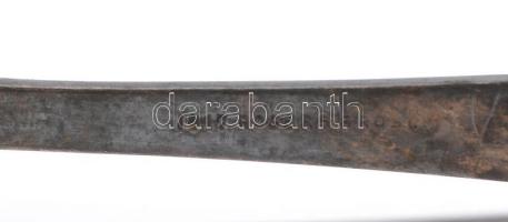 cca 1920 "1847 Rogers Bros" cukorfogó, jelzett, alpakka, jó állapotban, h:10,5 cm